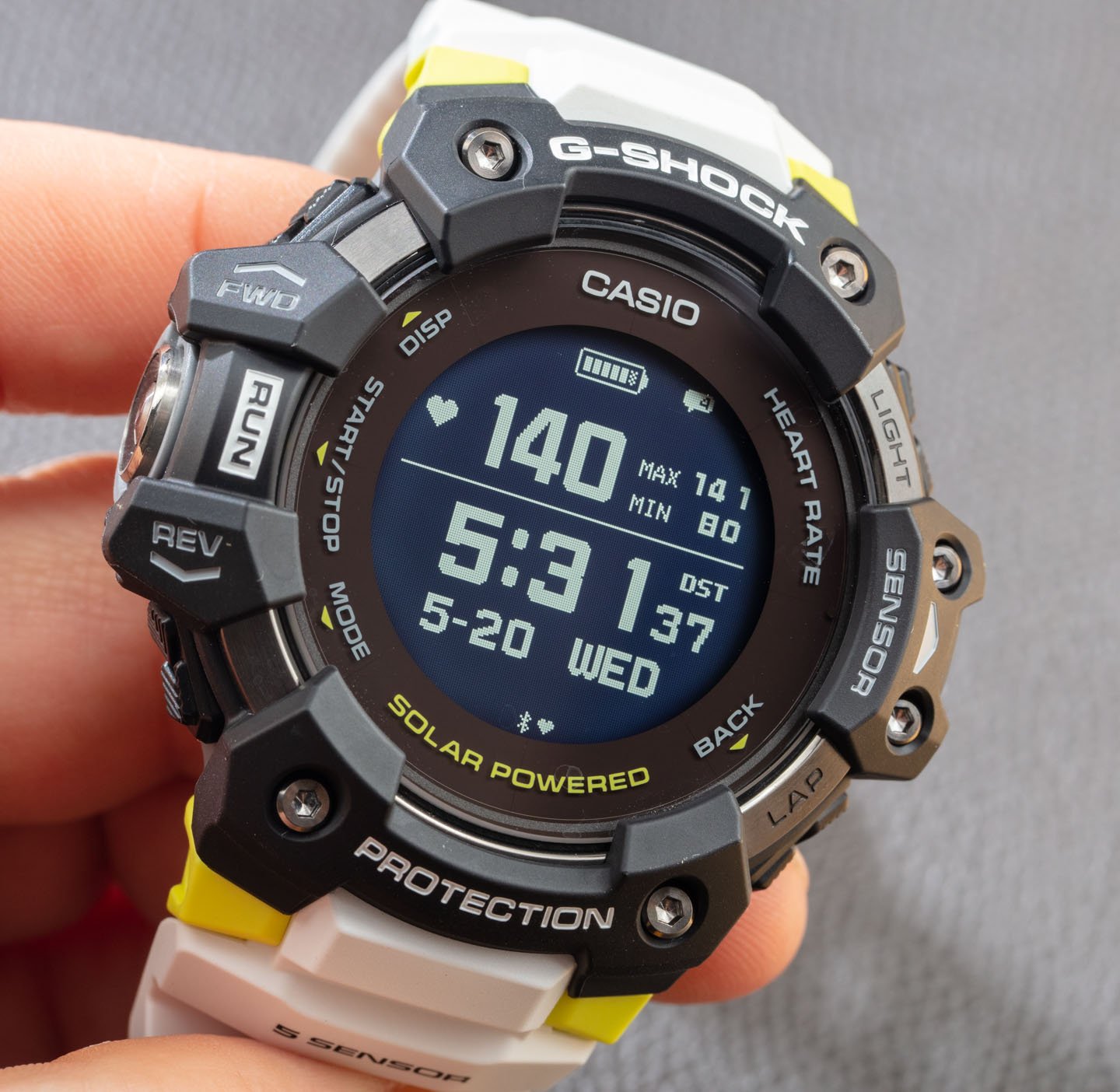 Обзор часов: Casio G-Shock Move GBD-H1000 GPS