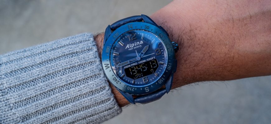 Умные часы Alpina AlpinerX Space Edition выживают на высоте 33000 м над уровнем моря