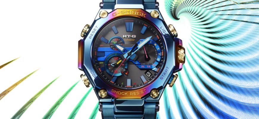 Casio выпускает ограниченную серию часов G-Shock MT-G MTGB2000PH2A Blue Phoenix