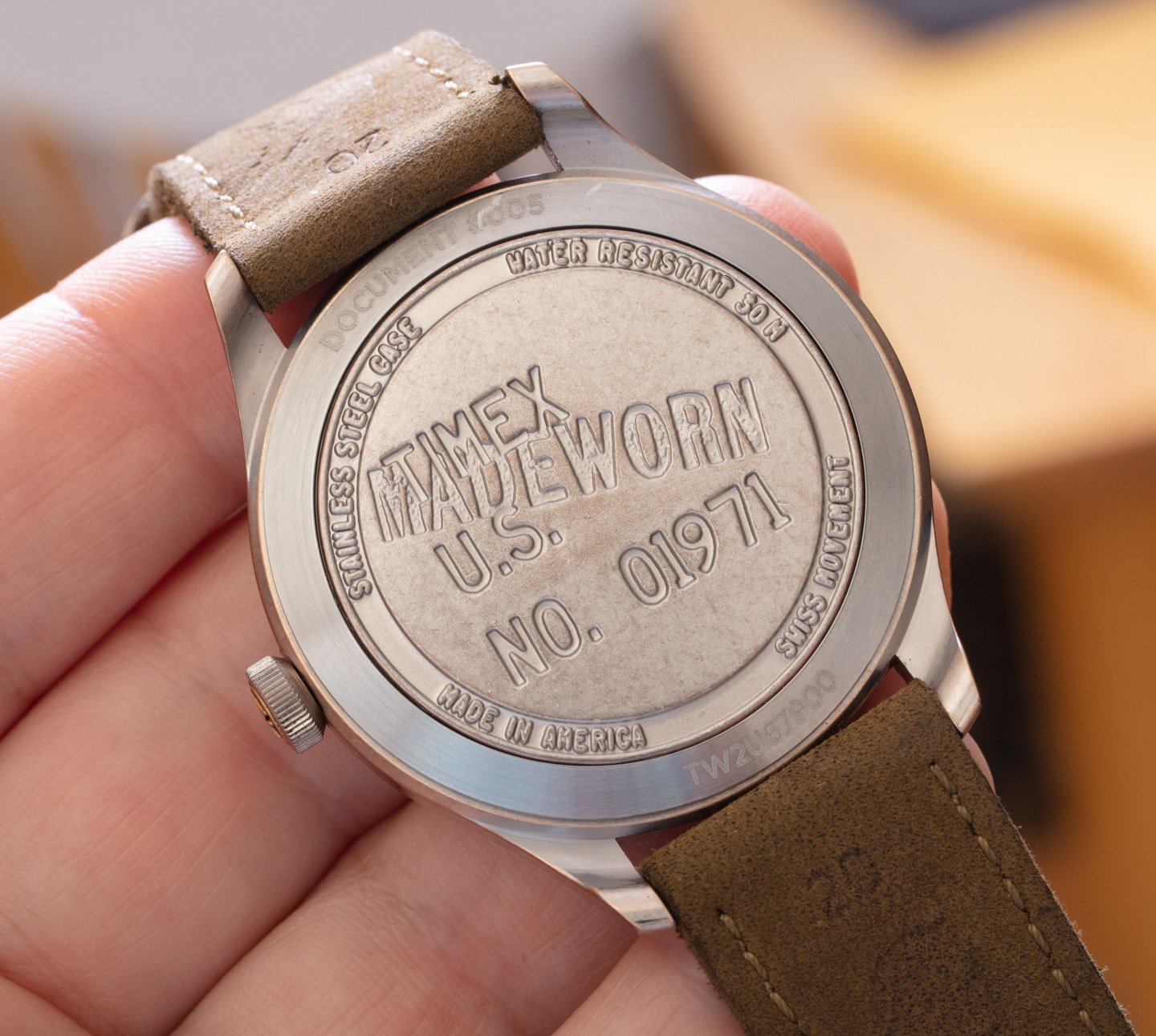 Дебют на руке: Часы Timex X MadeWorn American Documents