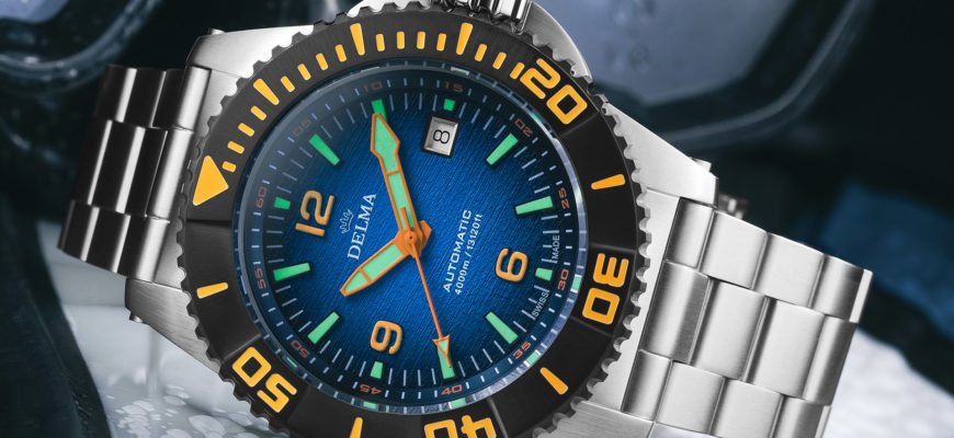 Delma анонсирует серию часов для дайвинга Blue Shark III Azores