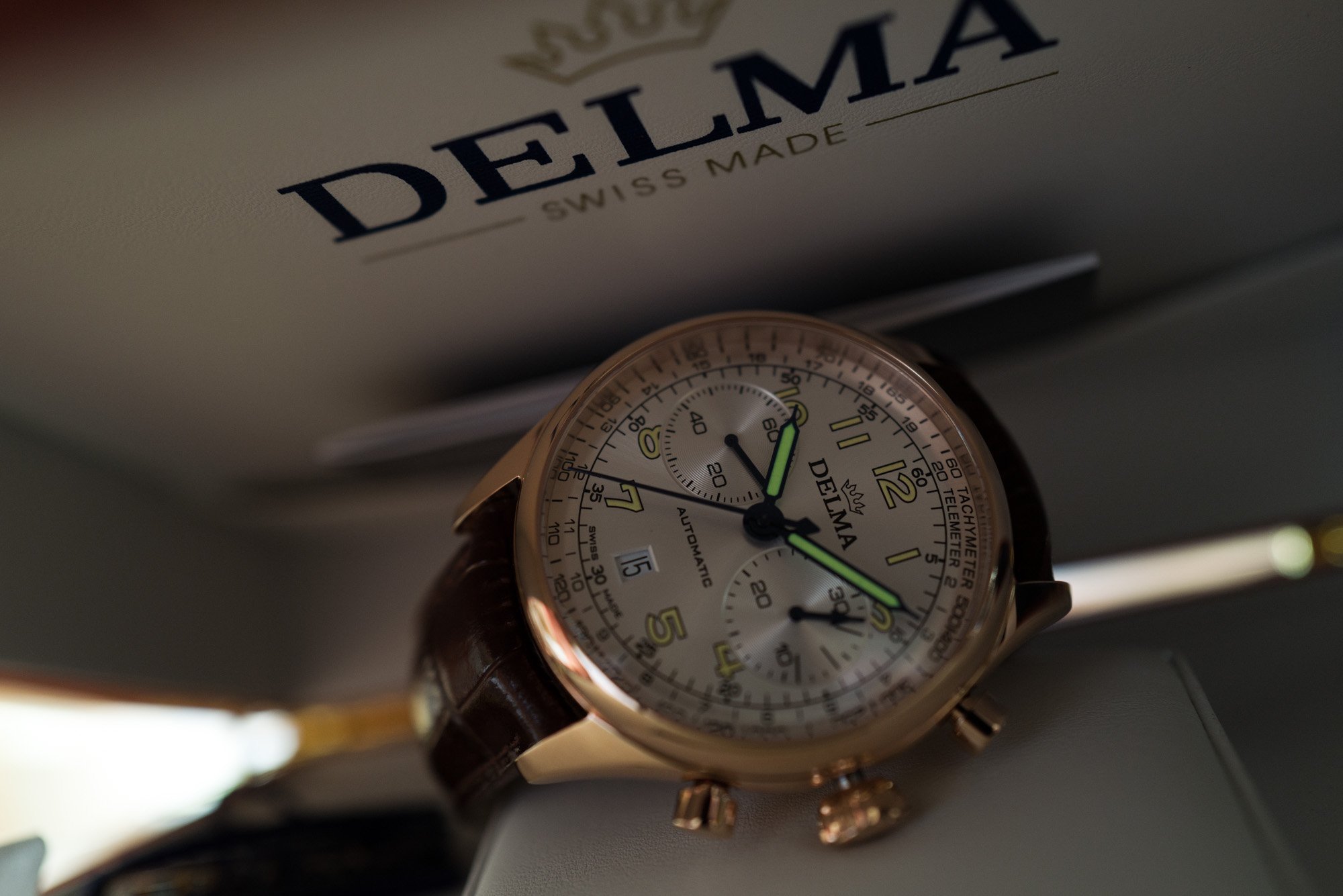 Обзор часов: хронограф Delma Heritage