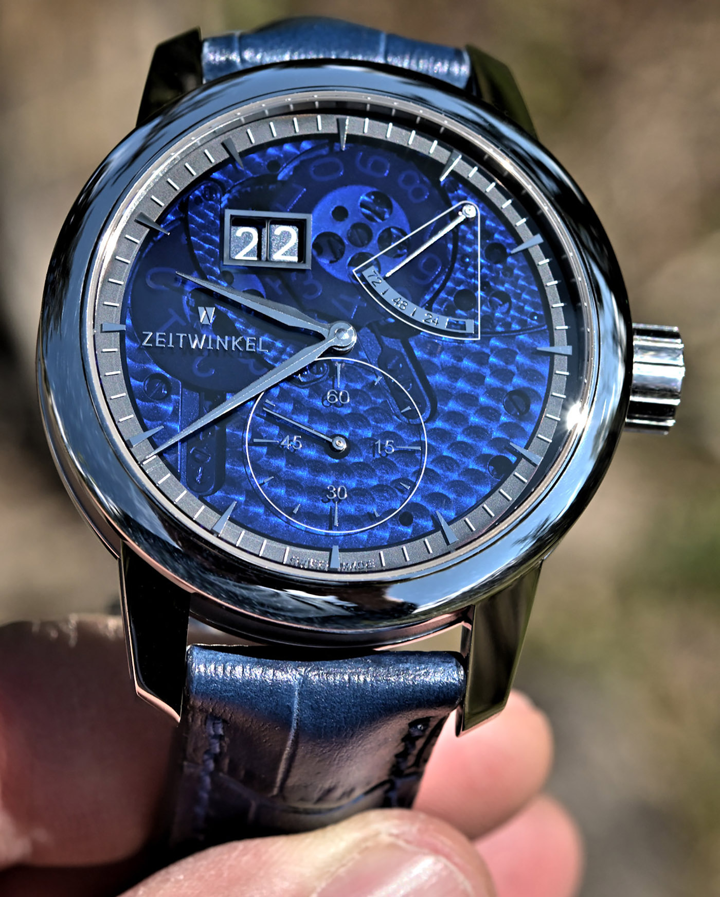 Zeitwinkel представляет часы 273 ° Saphir Bleu