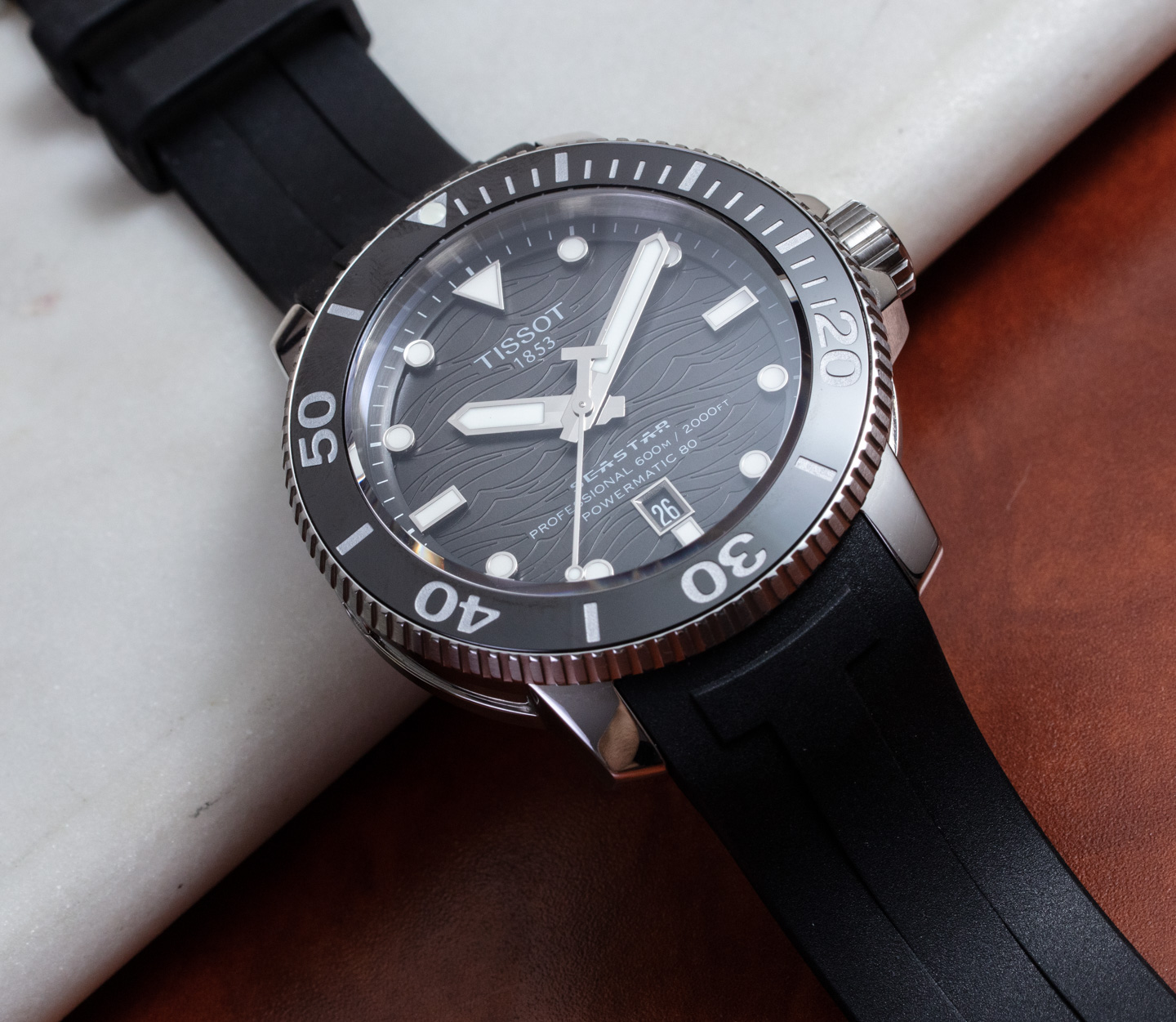 Наручные часы: Tissot Seastar 2000 Professional Powermatic 80 Watch