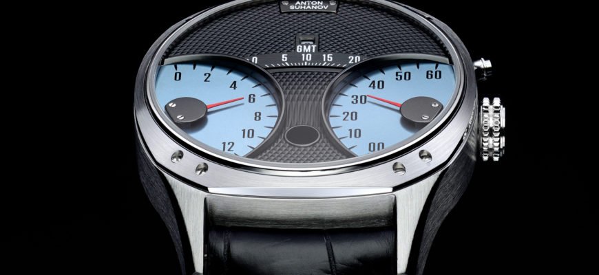 Представляем часы Racer Jumping Hour GMT от российского инди-часовщика Антона Суханова