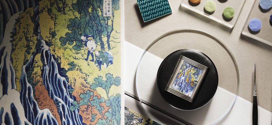 Jaeger-LeCoultre представляет лимитированную серию часов Reverso Tribute Enamel Hokusai ‘Kirifuri Waterfall’ Watch