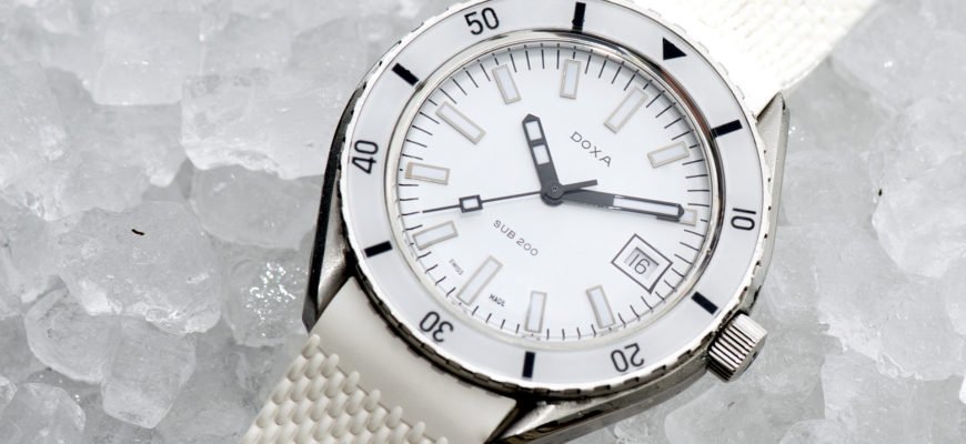Doxa представляет дайверские часы Sub 200 Whitepearl
