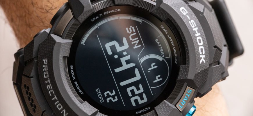 Обзор часов: умные часы Casio G-Shock GSWH1000 Wear OS