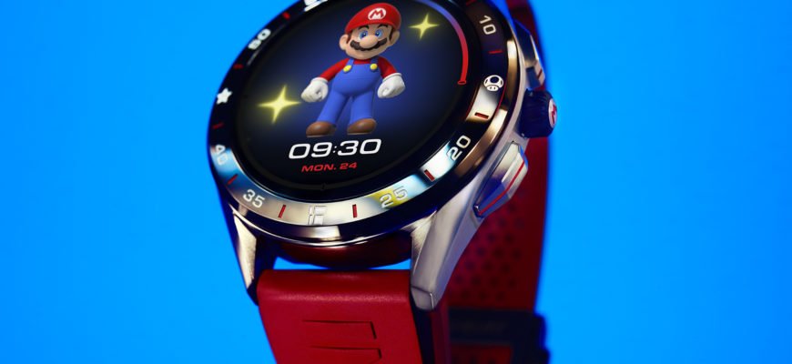 TAG Heuer представляет лимитированную серию смарт-часов Connected X Super Mario
