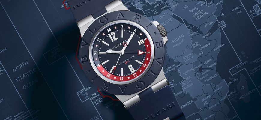Bulgari представляет алюминиевые часы GMT