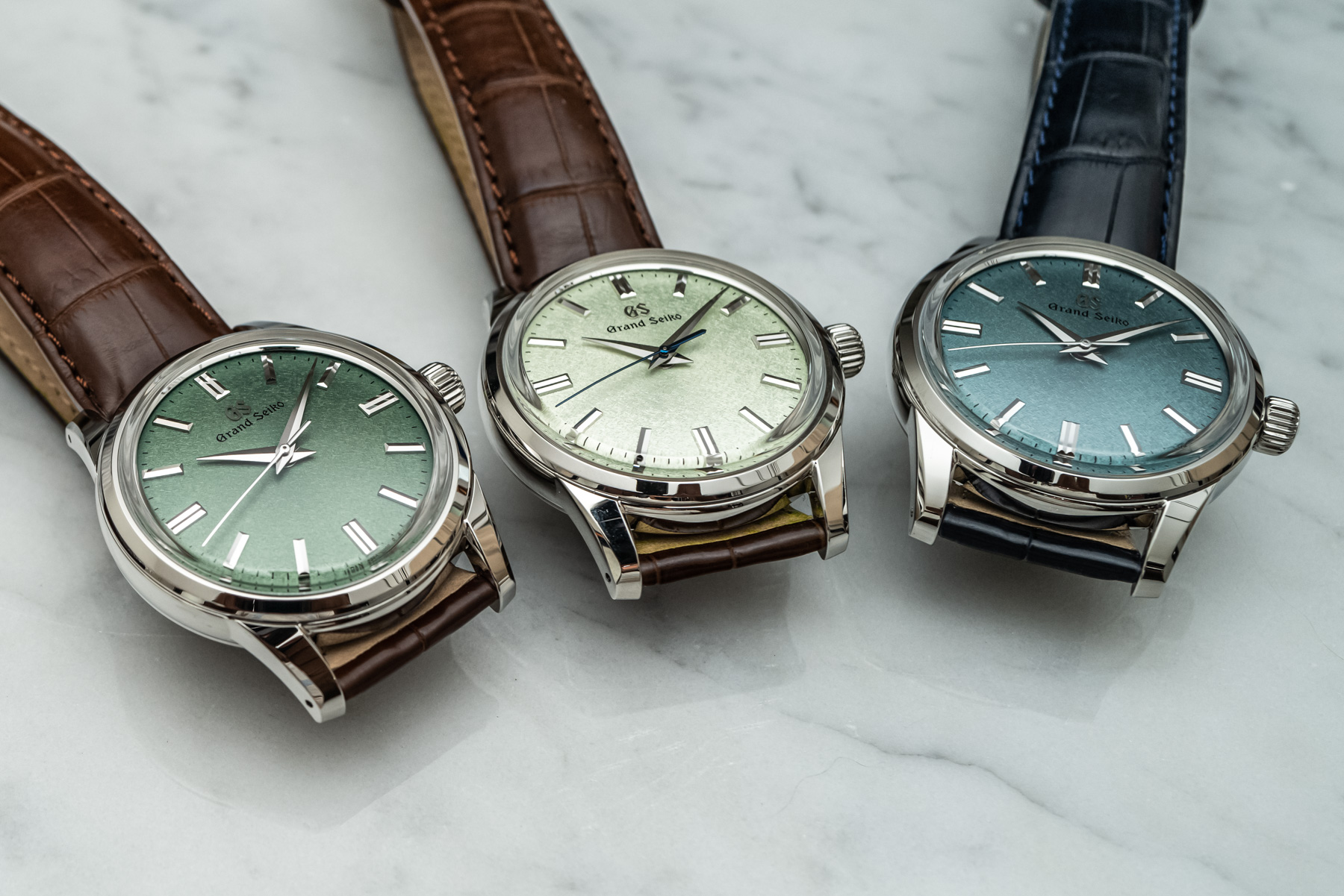 Дебют: эксклюзивные часы Grand Seiko Elegance Collection с зеленым циферблатом