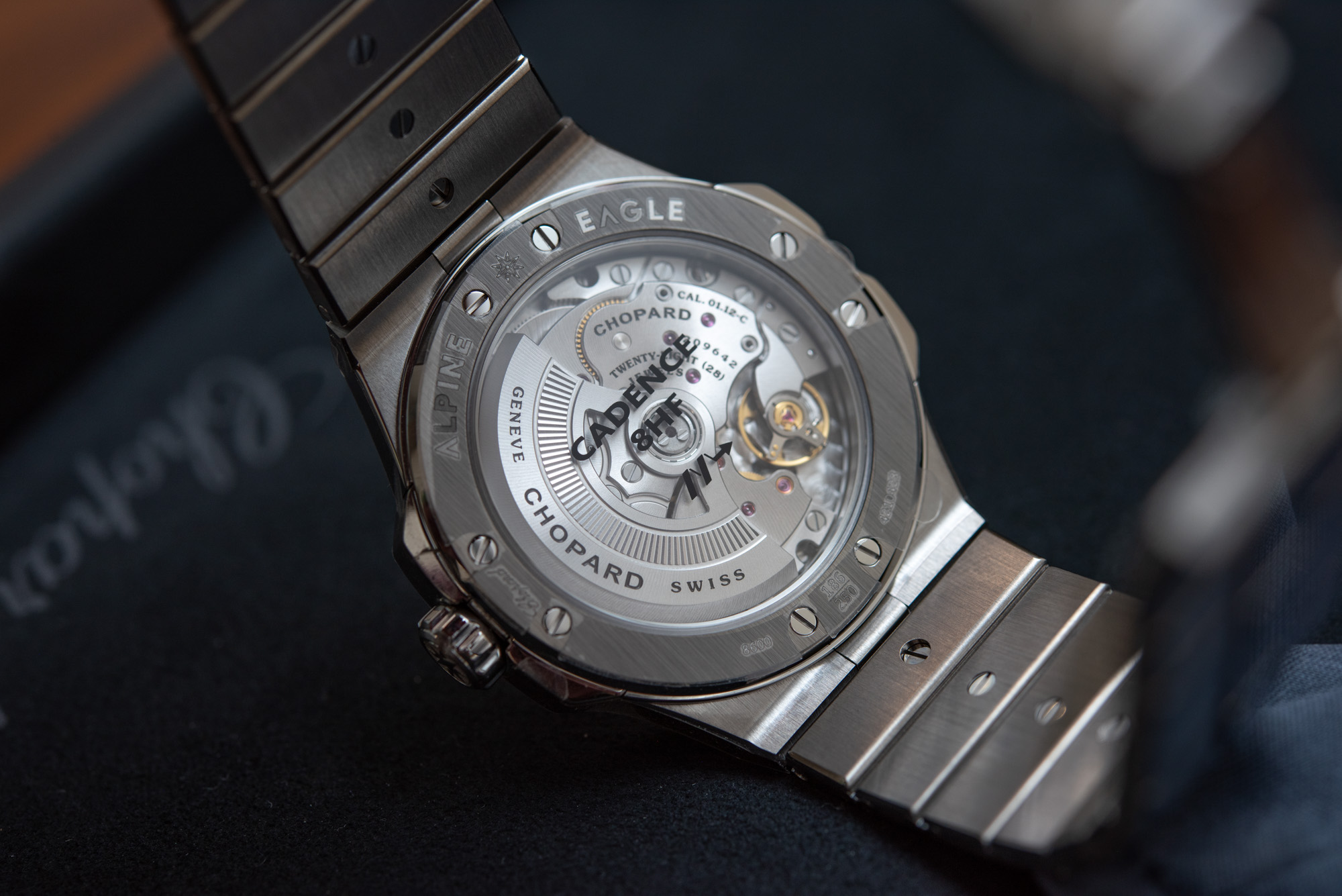 Высокочастотные часы в титановом корпусе Chopard Alpine Eagle Cadence 8HF