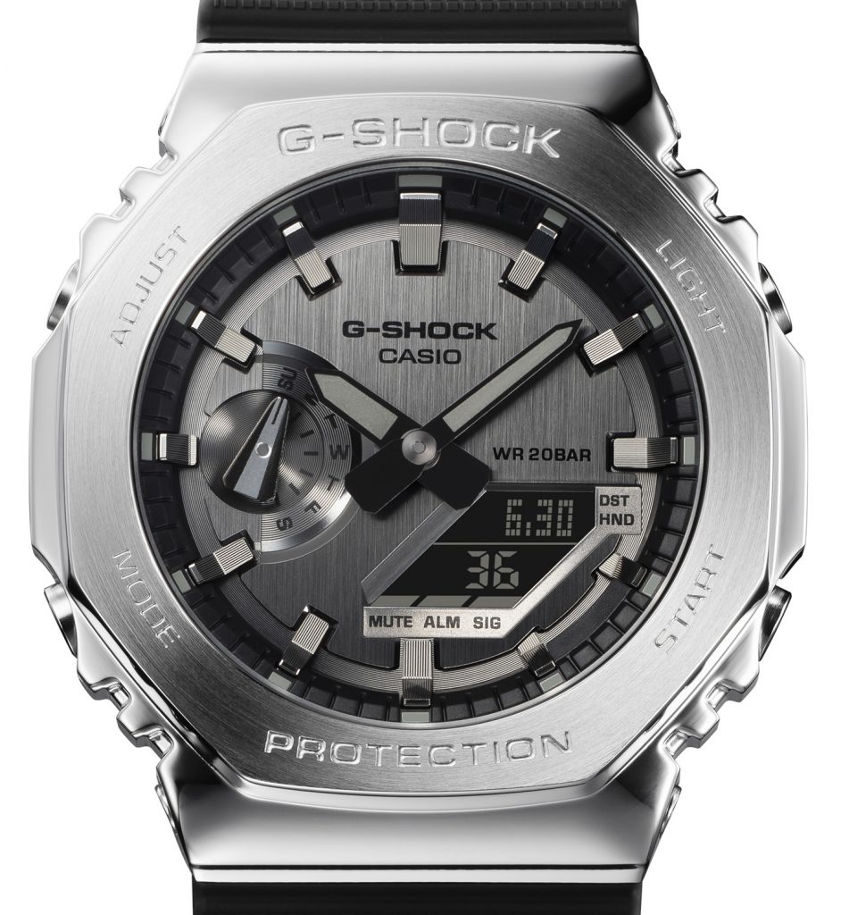 Casio анонсирует серию часов G-Shock GM2100 с металлическим корпусом