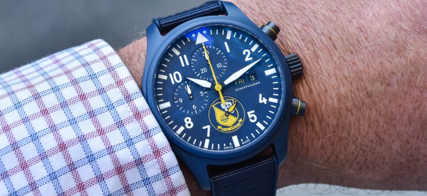 Представляем часы IWC Pilot’s Watch Chronograph U.S. Navy Squadrons Editions