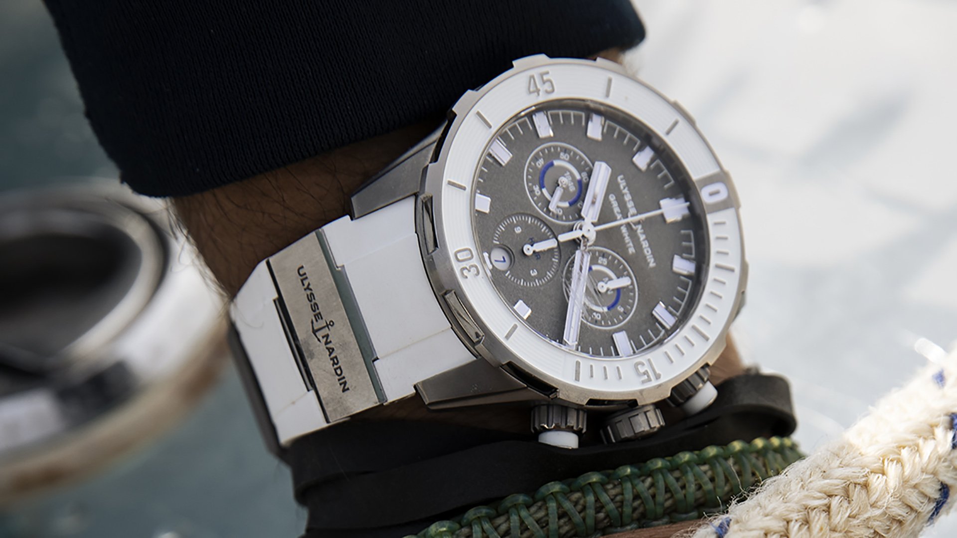 Ulysse Nardin представляет хронограф Diver Chronograph 44 мм ограниченной серии Great White Watch