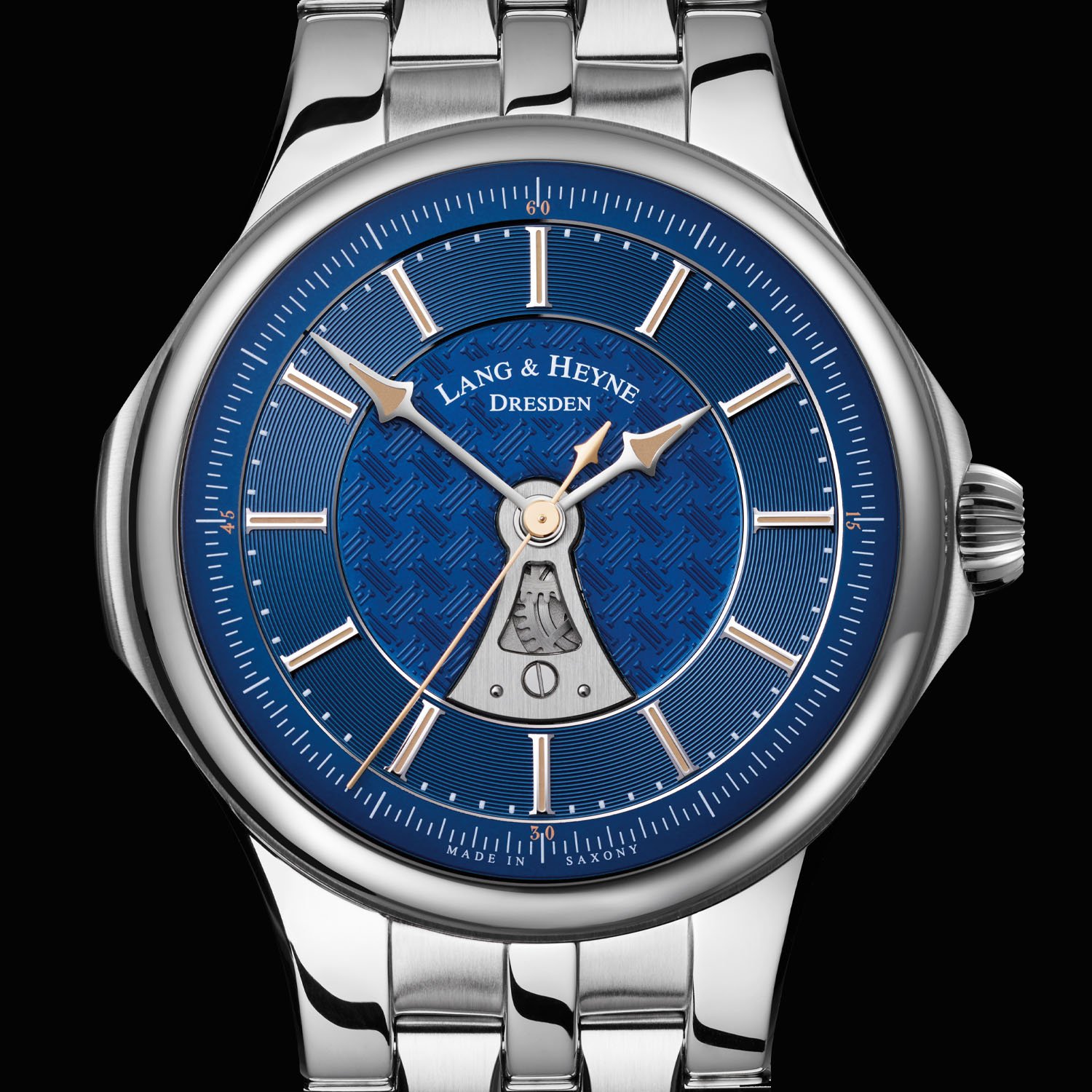 Спортивные часы Lang & Heyne Hektor со встроенным браслетом, синий цвет