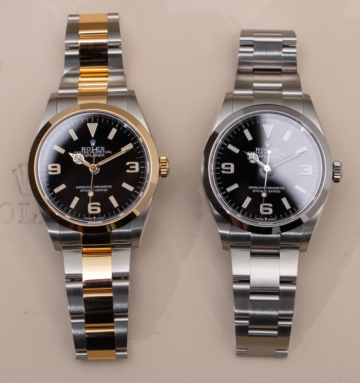 Знакомство с новыми часами Rolex Explorer 36 мм 124270 и 124273