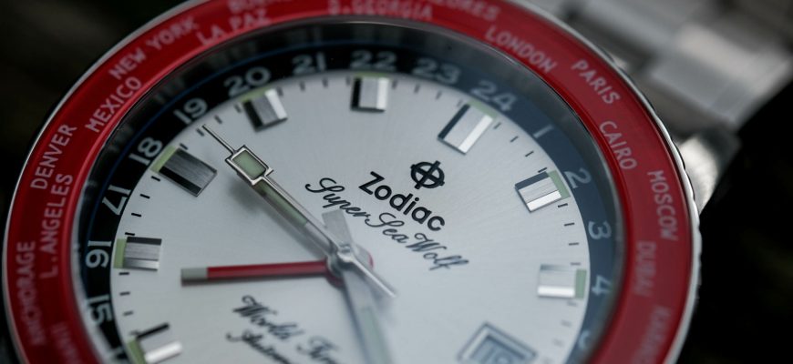 Обзор часов Zodiac Super Sea Wolf World Time Automatic Limited Edition