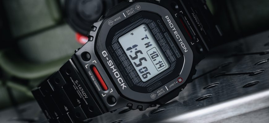 Casio представляет часы G-Shock GMW-B5000-TVA1 “Виртуальная броня”