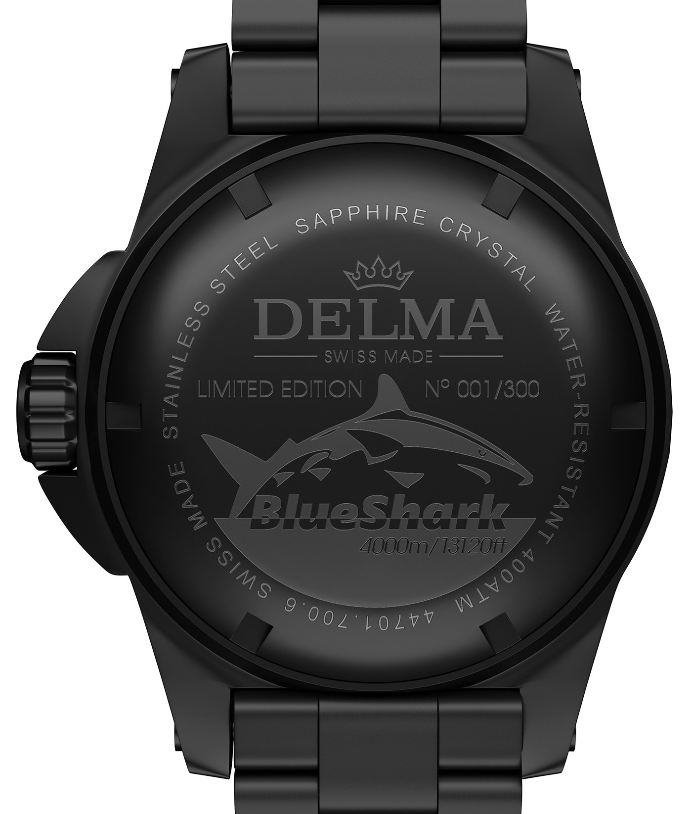 Delma представляет часы ограниченной серии Blue Shark III Black Edition