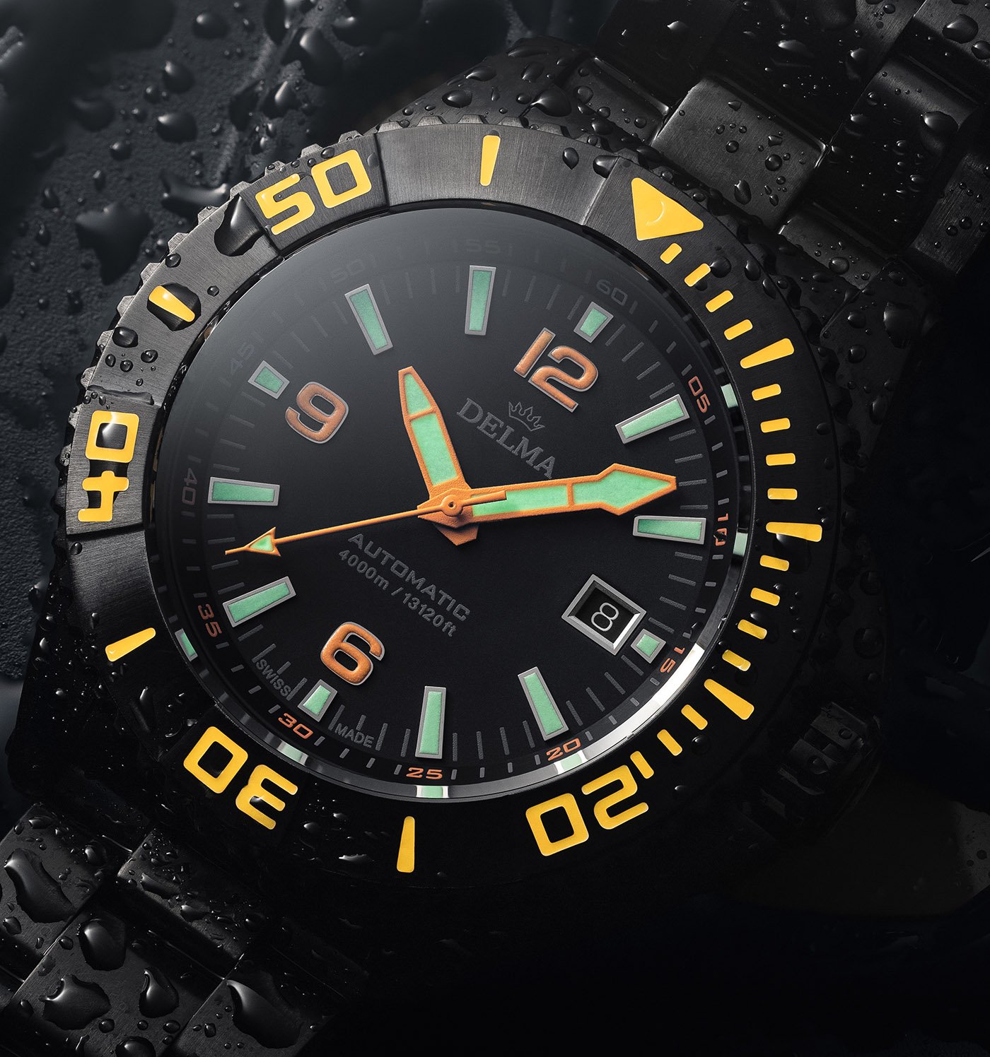 Delma представляет часы ограниченной серии Blue Shark III Black Edition