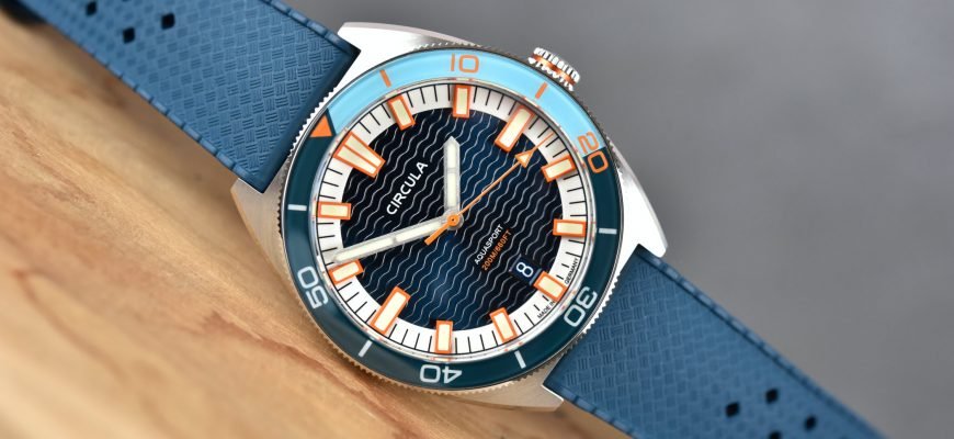Circula AquaSport II – стильные часы для дайвинга в стиле семидесятых