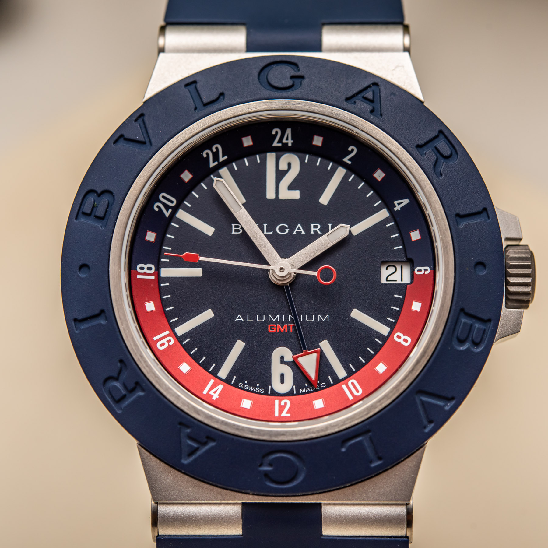 Часы от BVLGARI Aluminium GMT