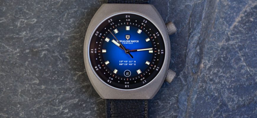Космические часы The Bangalore Watch Company Apogee Horizon из Индии
