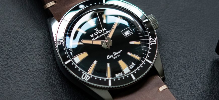 Edox представляет лимитированные часы SkyDiver