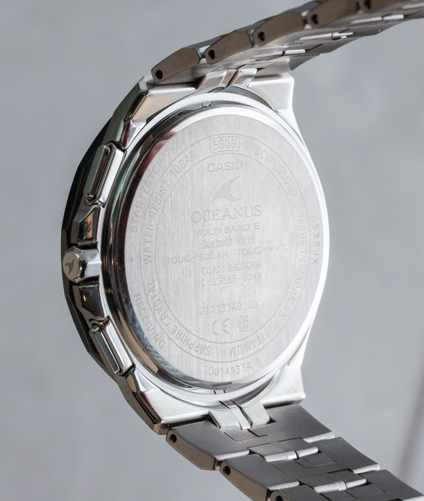 Наручные часы: Casio Oceanus Manta Bluetooth Dress Watches