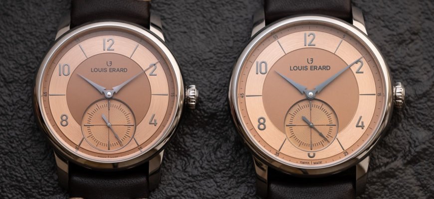 Louis Erard представляет лимитированную серию терракотовых часов Excellence Petite Seconde