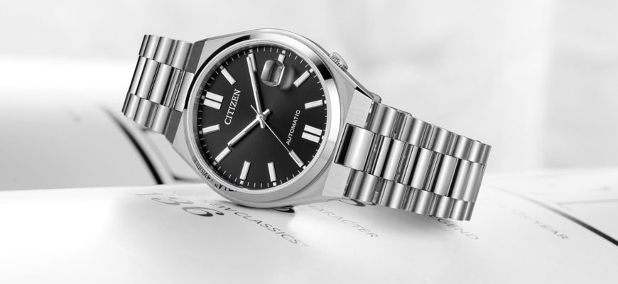 Представляем коллекцию Citizen Tsuyosa: доступных автоматических часов с интегрированным браслетом