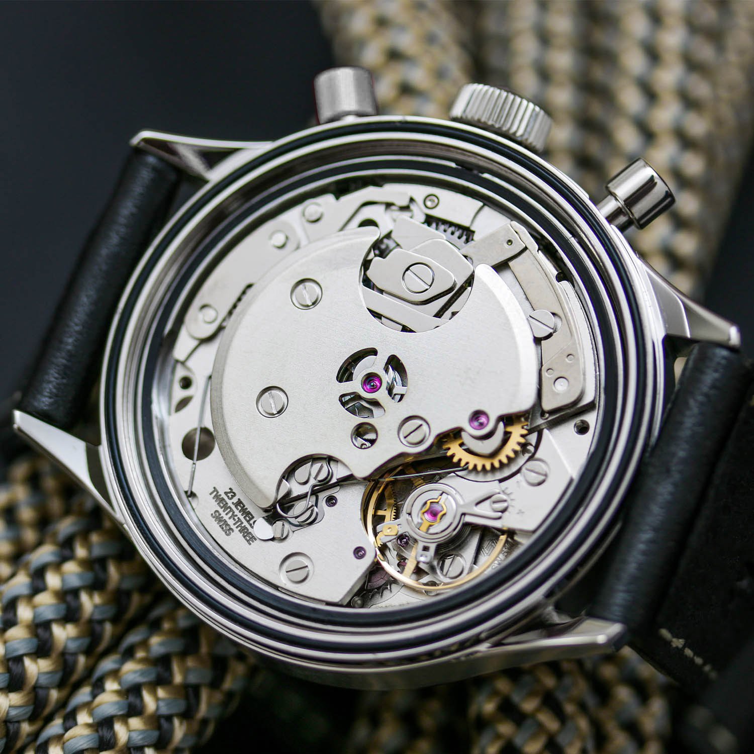 Экспериментальные часы Hanhart 417 ES 1954 39-мм