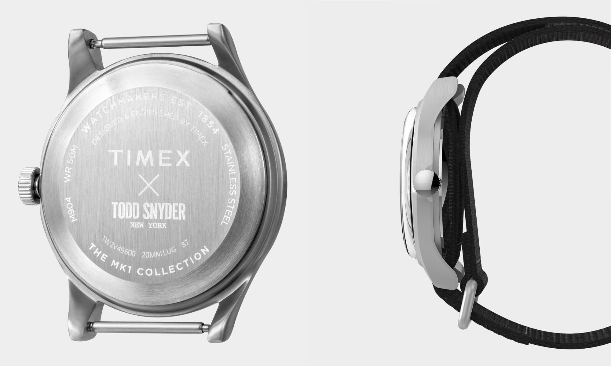 Timex и Тодд Снайдер представляют черно-белые часы MK-1 «Black + White»