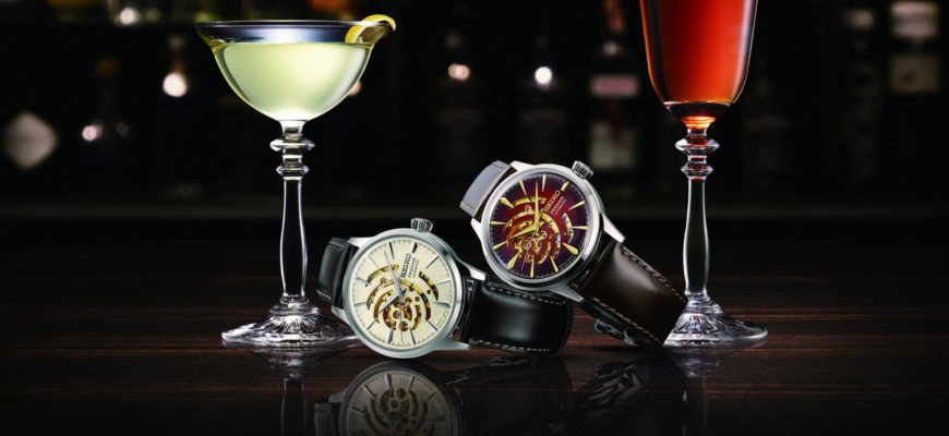 Seiko представляет новые часы Presage Cocktail Time STAR BAR