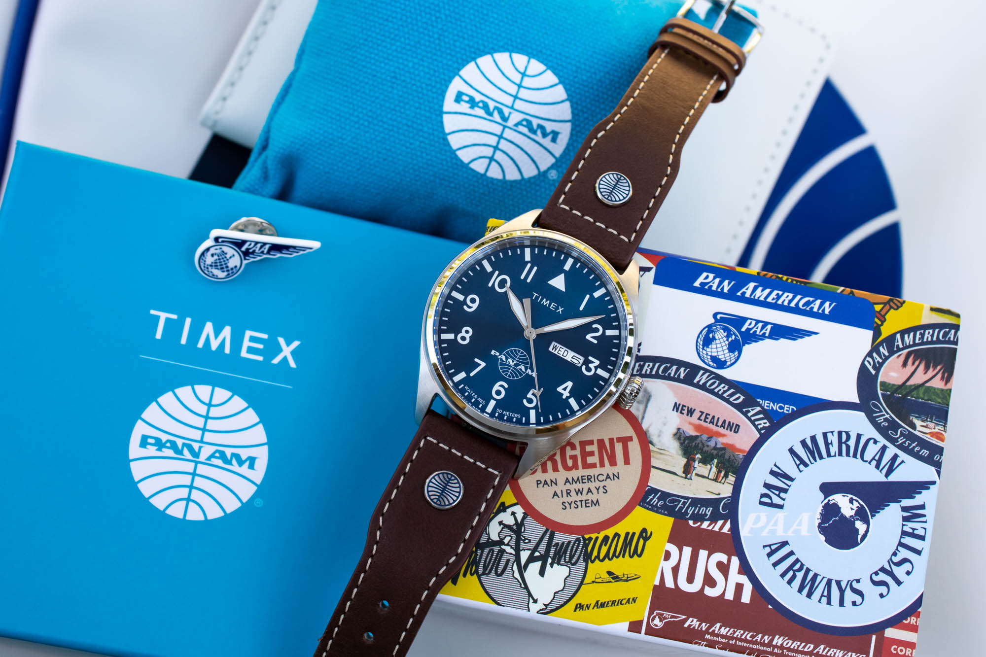 Практичные часы на каждый день Timex x Pan Am Day-Date