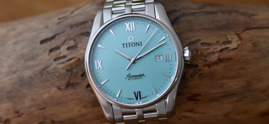 Представляем бирюзовые наручные часы Titoni Airmaster Glacier Turquoise