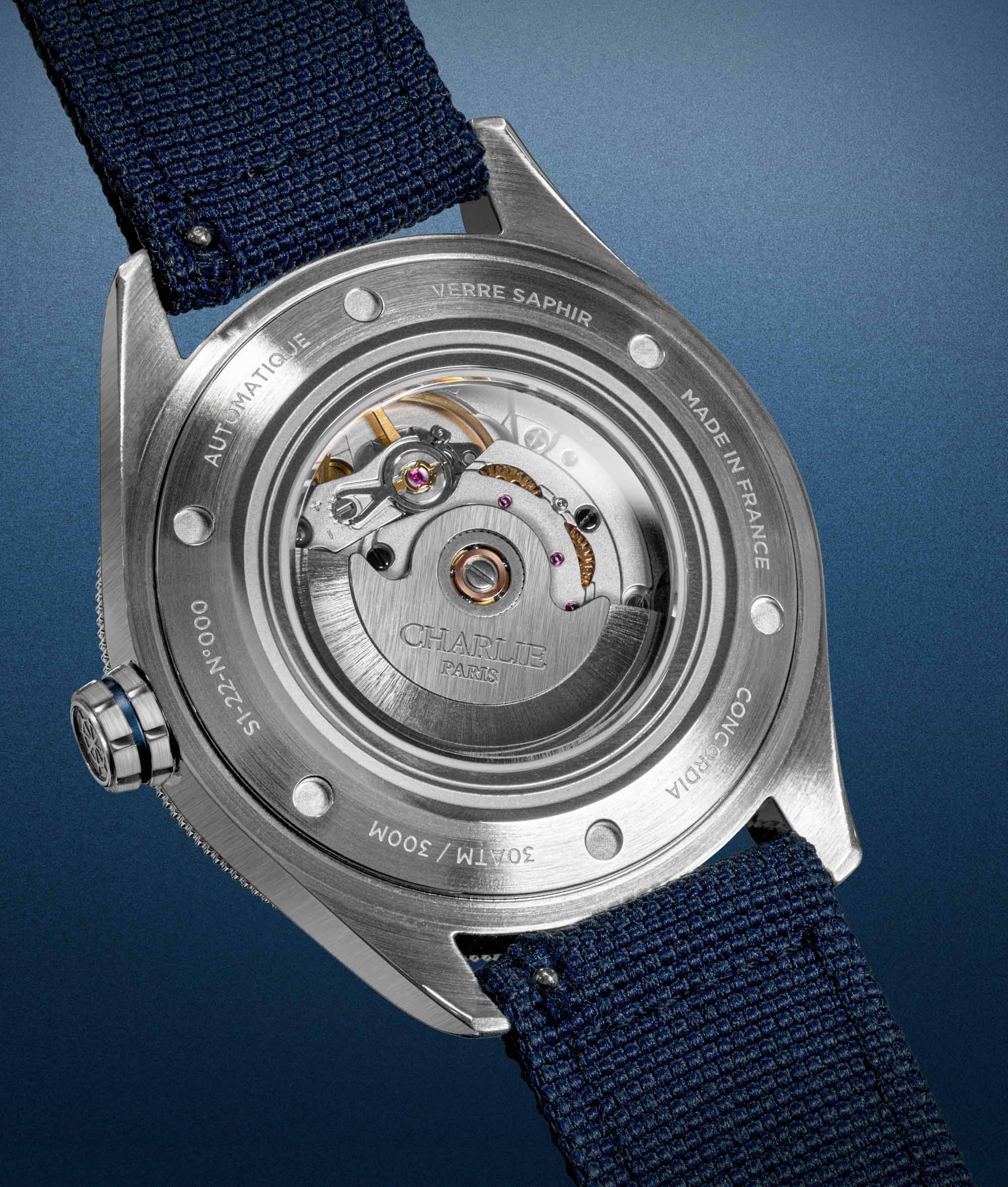 Французские автоматические наручные часы Charlie Paris Concordia