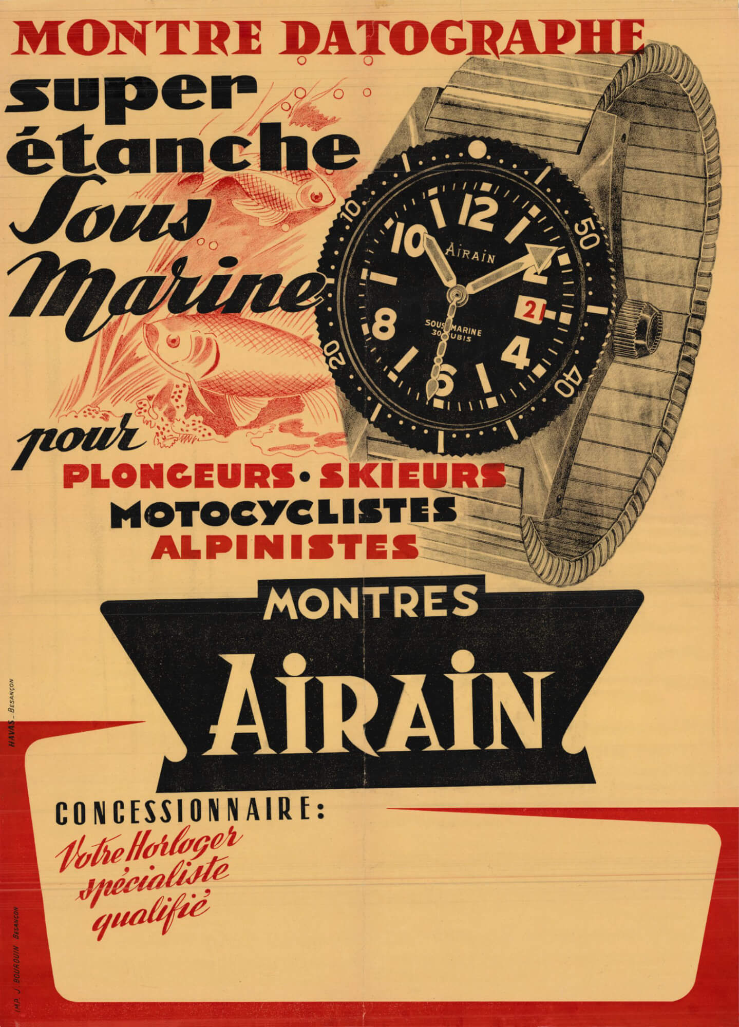 Airain Watches воссоздает Sous-Marine, классический скиндайвер с характером