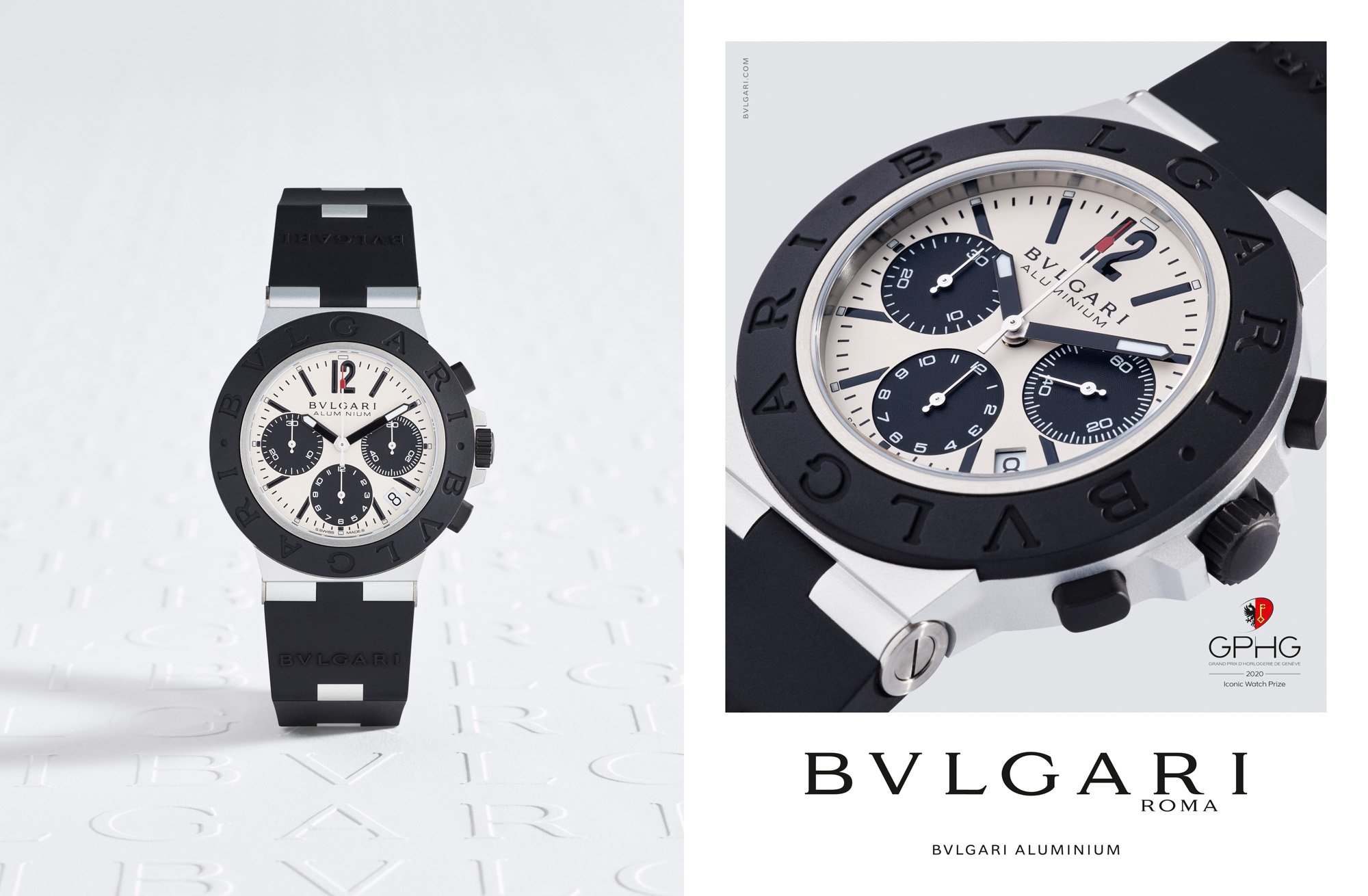 Взгляд на прошлое и настоящее, коллекции алюминиевых часов Bulgari
