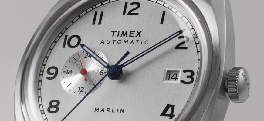 Timex представляет часы Marlin с автоматическим субциферблатом