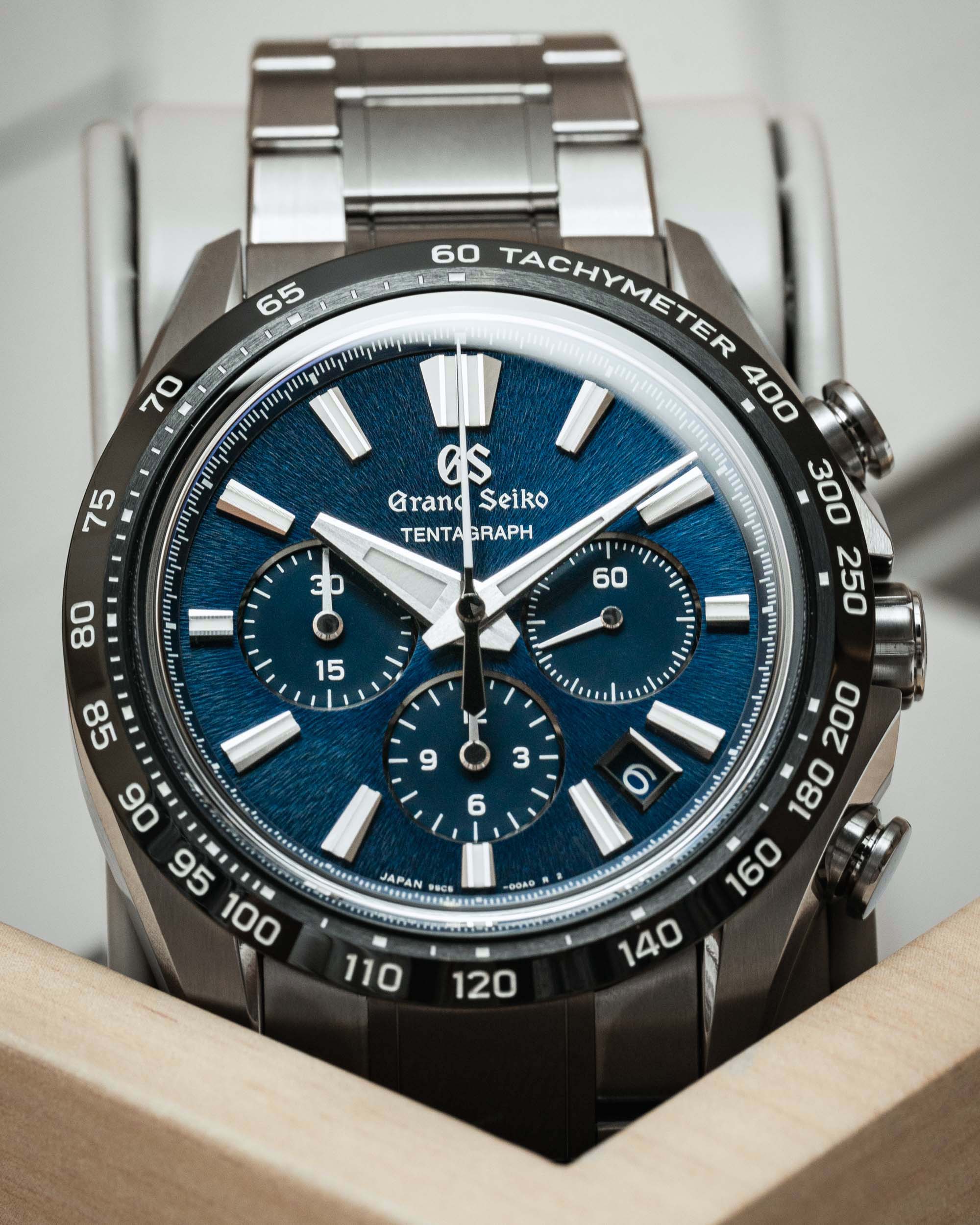 Часы Grand Seiko Tentagraph SLGC001 - первый в истории бренда механический хронограф