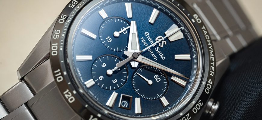 Часы Grand Seiko Tentagraph SLGC001 — первый в истории бренда механический хронограф