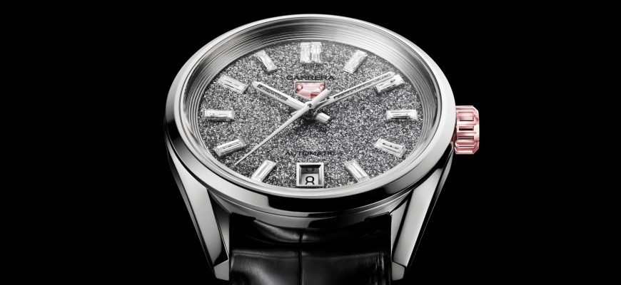 TAG Heuer представляет часы Carrera Plasma Diamant d’Avant-Garde 36 мм с розовыми бриллиантами