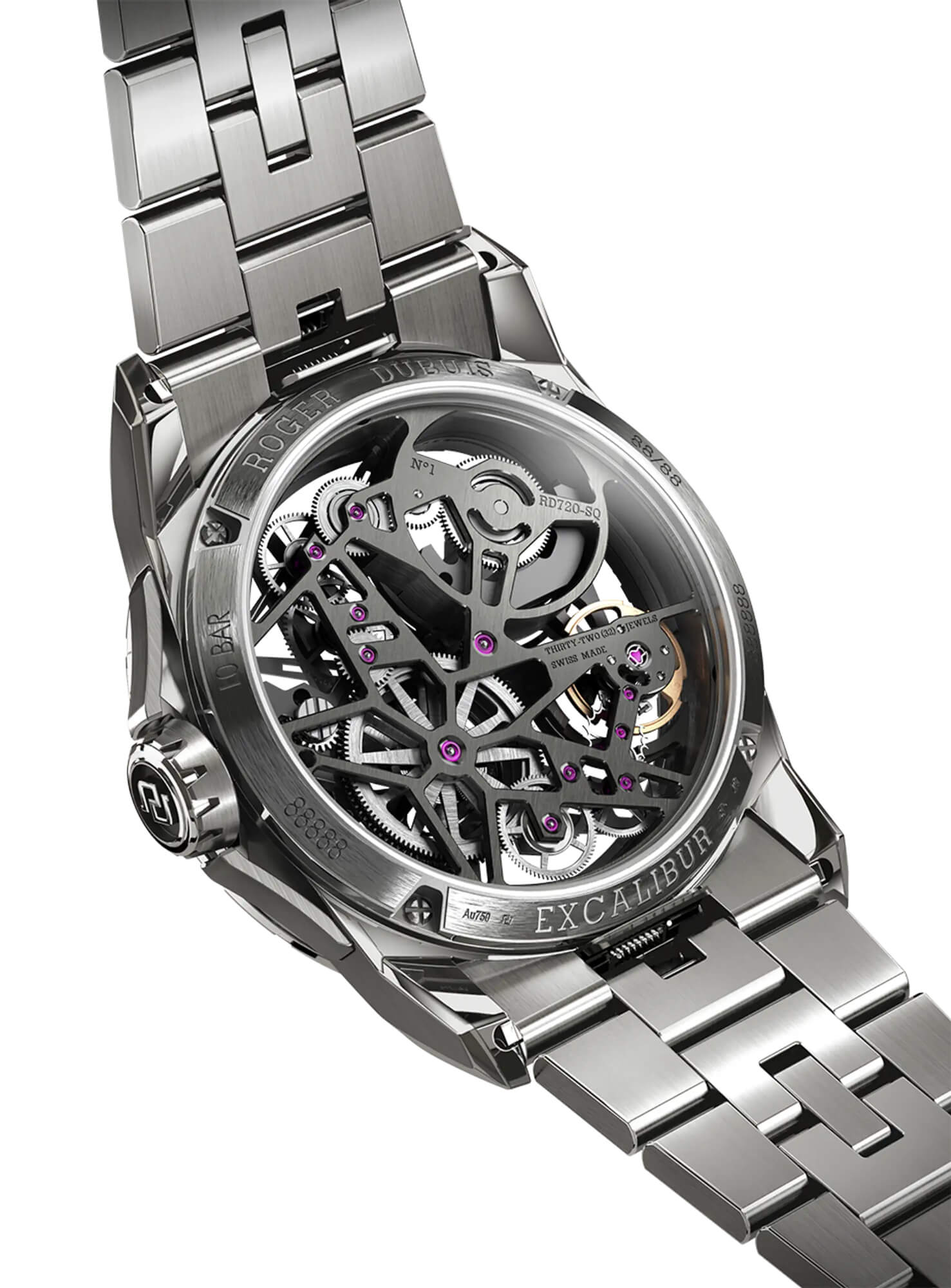 Roger Dubuis представляет новые титановые часы Excalibur Monobalanceer Titanium
