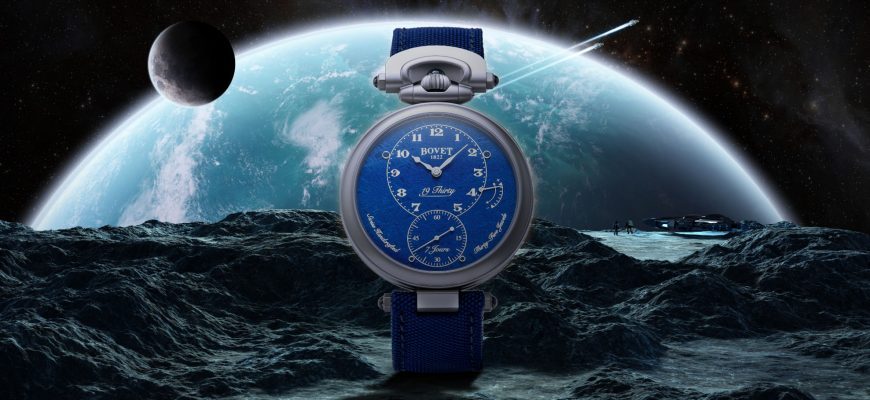 Bovet представляет часы 19Thirty Blue Meteorite
