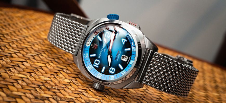 Часы для дайвинга Cuervo Y Sobrinos Buceador Caribe с обновленными цветовыми решениями и вариантами браслетов