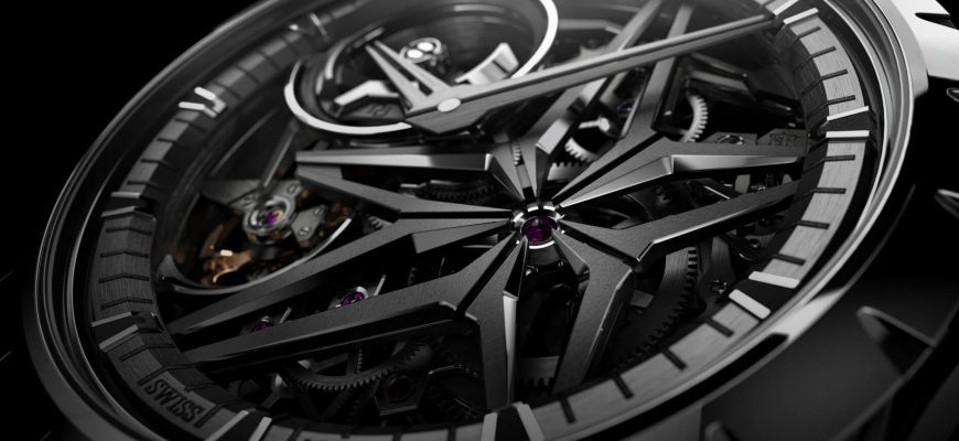 Roger Dubuis представляет новые титановые часы Excalibur Monobalanceer Titanium