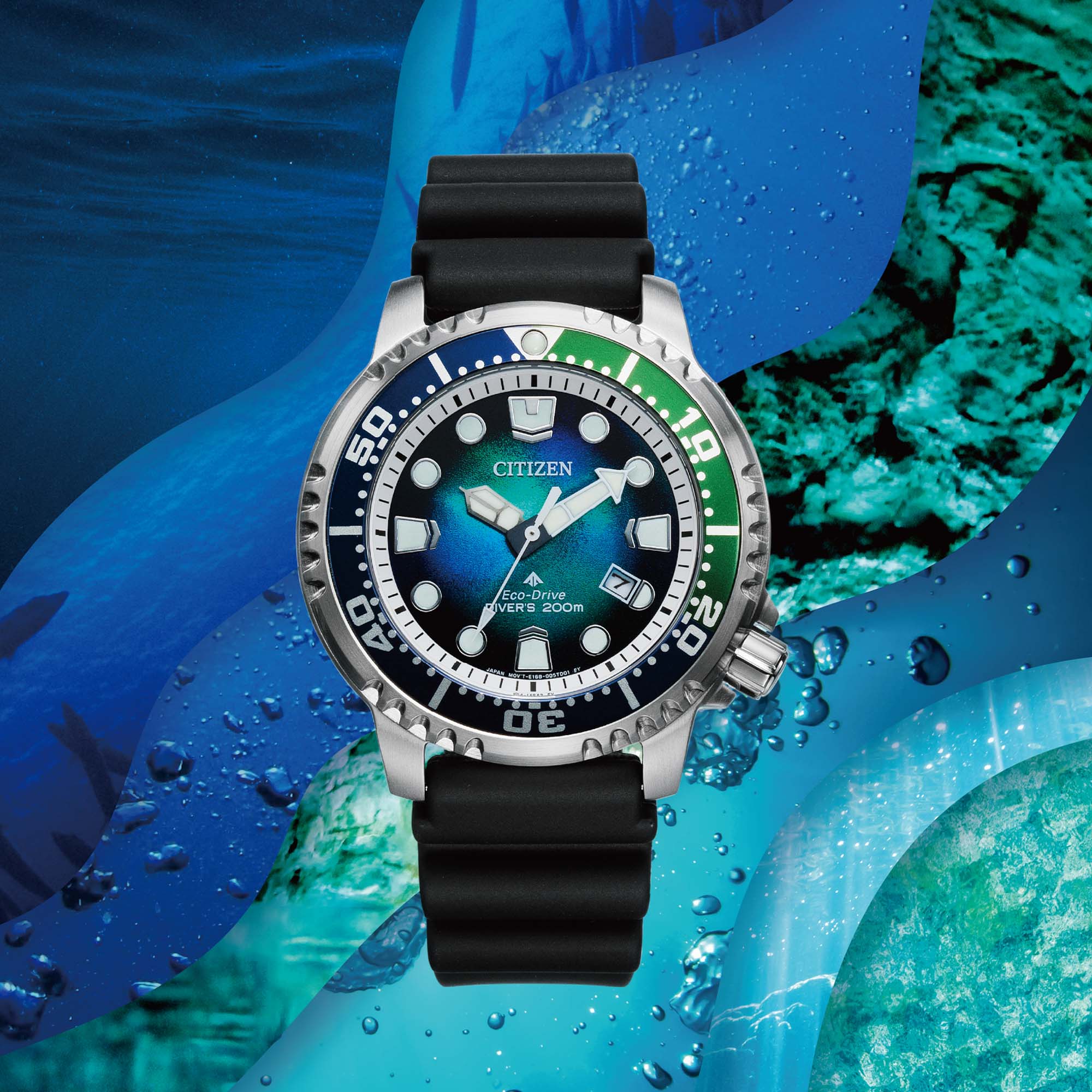 Citizen представляет коллекцию часов UNITE with BLUE в честь Всемирного дня океанов