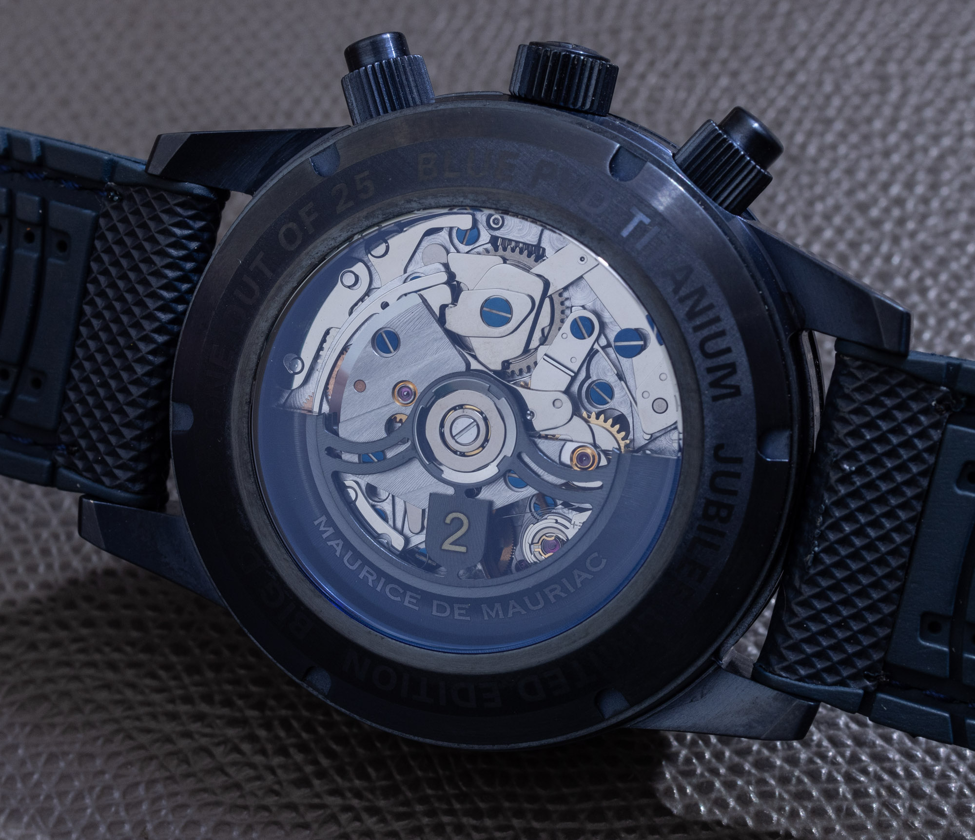 Обзор часов: Maurice de Mauriac Chrono Modern Blue PVD 